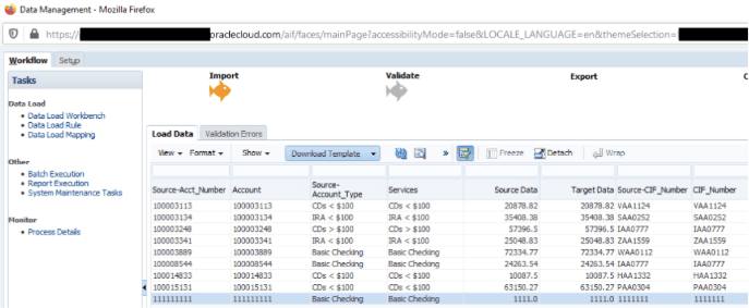 Data Load Workbench