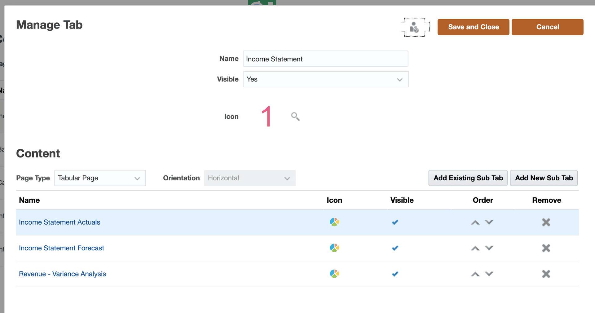 Adding New Tabs